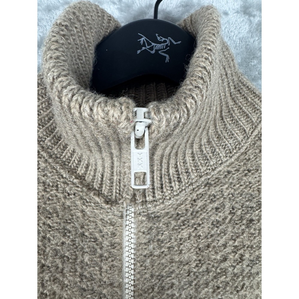 Vintage LL Bean 100% Wool Full Zip Sweater‎ Womens XL 90s USA Western Utility - Picture 6 of 15